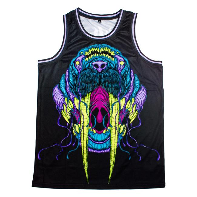 Official Any Means Necessary Clothing Walrus Basketball Jersey Tee Shirt