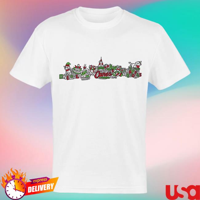Official Raising Cane's Gear Merch Raising Cane’S Holiday Tee