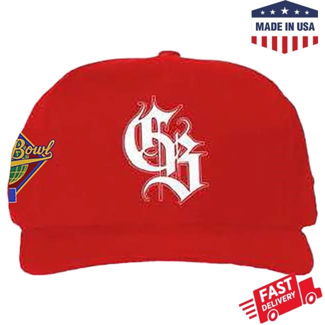 Chris Brown Breezy Bowl Hat - Red Hat Chris Brown Breezy Bowl Hat - Red Cap