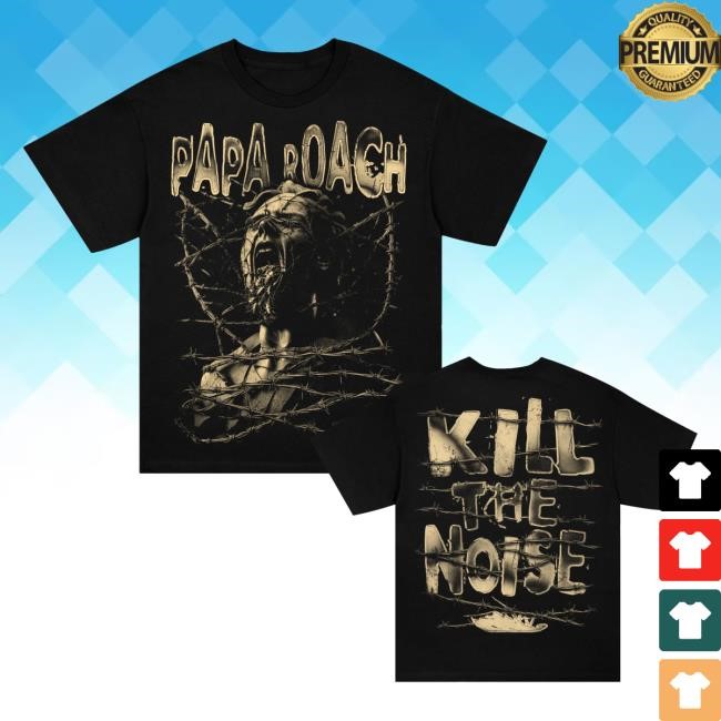 Blinded T Shirt Papa Roach Merch Kill The Noise Blinded New T-Shirt Papa Roach Merch