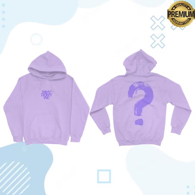 Official Merch Bar Why Don't We Store Shop Logo Hoodies Lavender MechBar