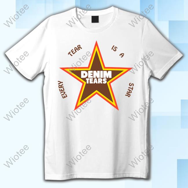 Every Tear Is A Star Tee White