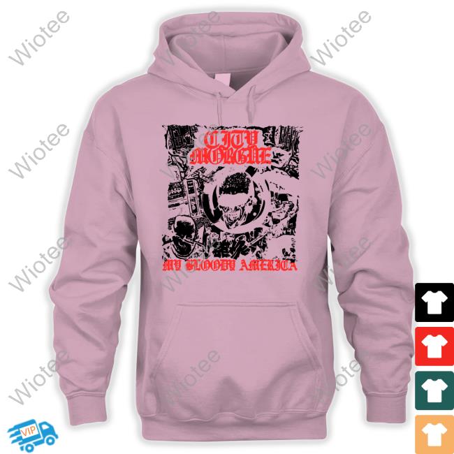 Official City Morgue Merch City Morgue My Bloody America Punk White T Shirts Citymorgueofficial City Morgue My Bloody America Punk White Long Sleeve Shirt