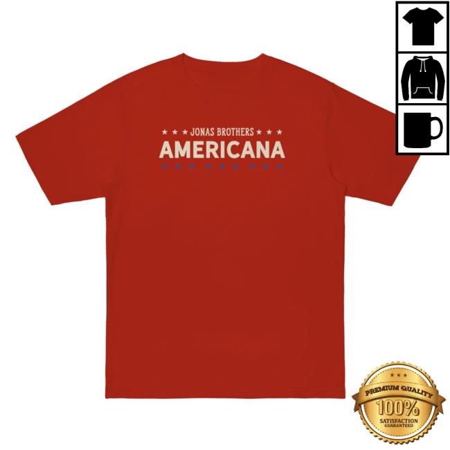 Americana Tee Jonas Brothers Merch Shop