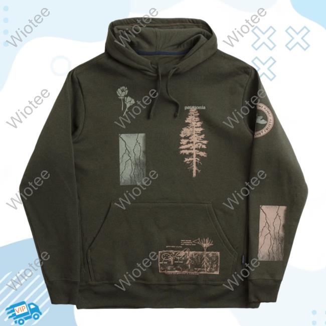 Official Flatspot Patagonia Pyrophytes Uprisal Sweatshirt Basin Green