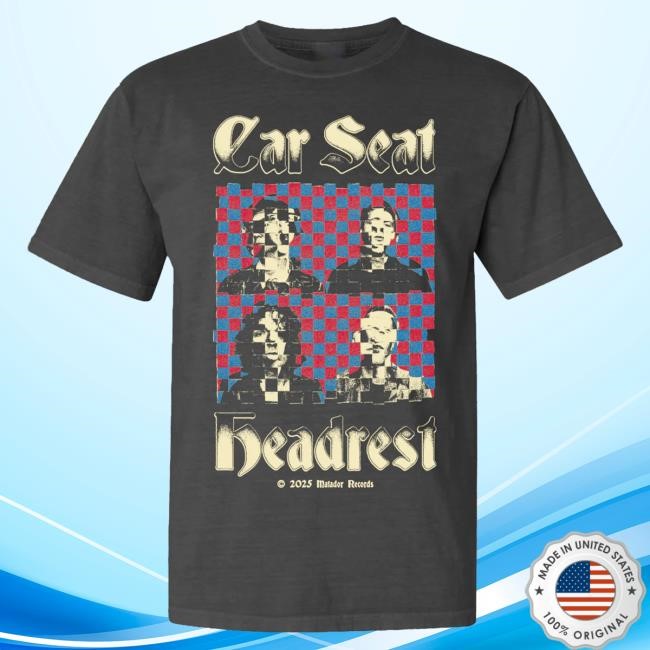 Official Car Seat Headrest Band Collage T Shirt (From Kilby Block Party) Official Car Seat Headrest Merch Band Collage Hot Shirt (From Kilby Block Party)