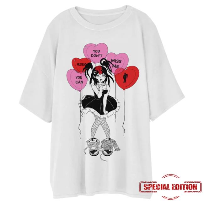 Official Billie Eilish Merch Store Shop Billie Eilish Miss Me Tee Dress