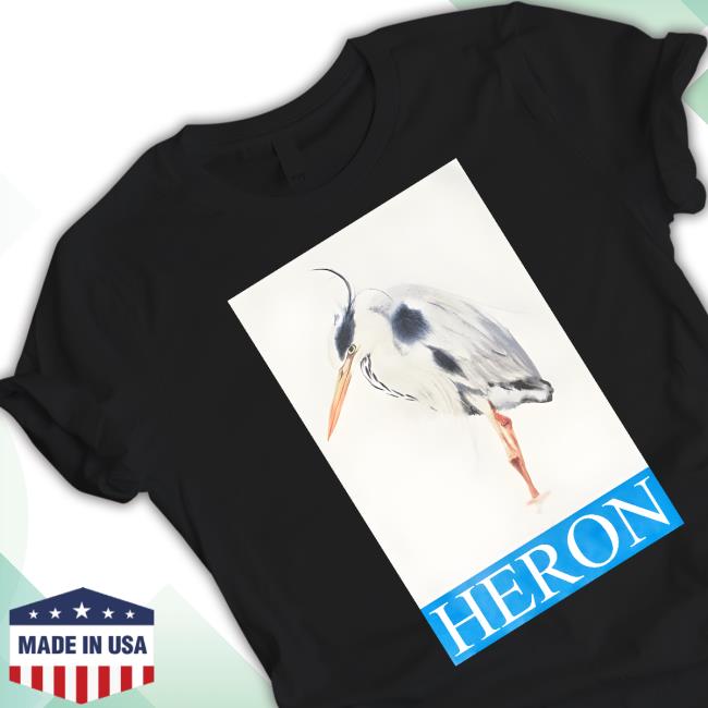 Heron Preston Heron Bird Painted Padded Crewneck Sweatshirt Official Heron Bird Painted Padded Hoodie