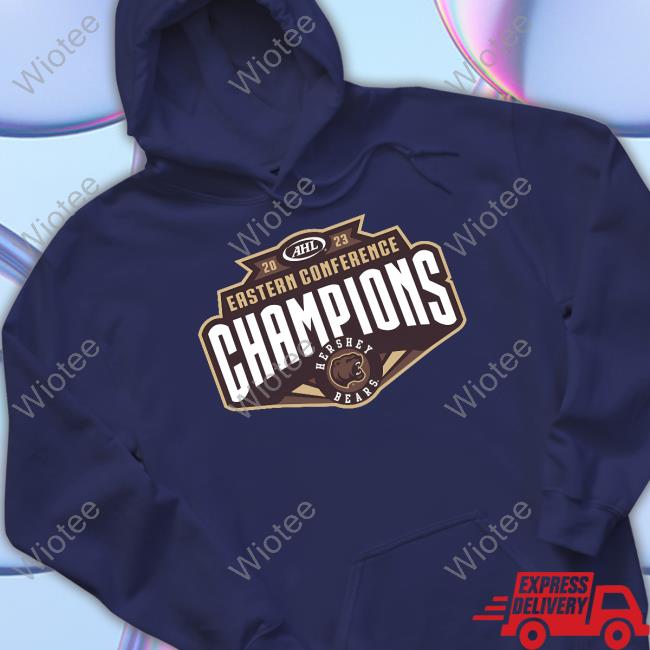 Hershey Bears Merch 2023 Hershey Bears Eastern Conference Champions Adult T-Shirt Hershey Bears 2023 Hershey Bears Eastern Conference Champions Adult T-Shirt
