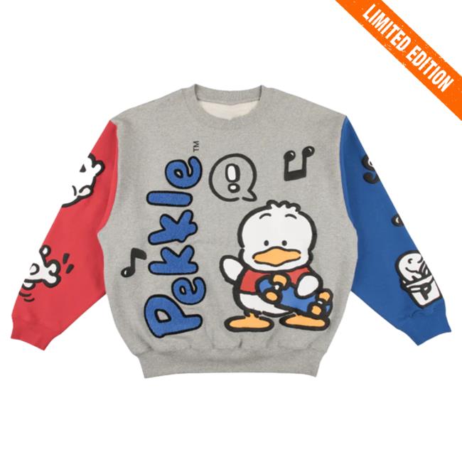 Official Sanrio Apparel Clothing Merch Store Shop Pekkle X Dumbgood Crewneck