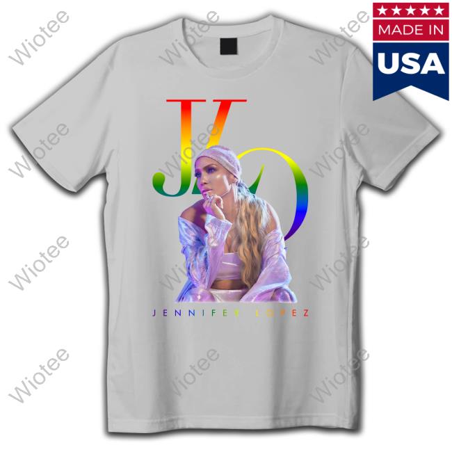 JLO Rainbow Logo Long Sleeve T Shirt JLO Rainbow Logo T Shirt