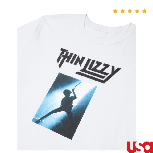 Noah NYC x Thin Lizzy Life Tee Graphic Print Streetwear Drop City Crowd Energy Life Graphic Tee By Noah NYC x Thin Lizzy
