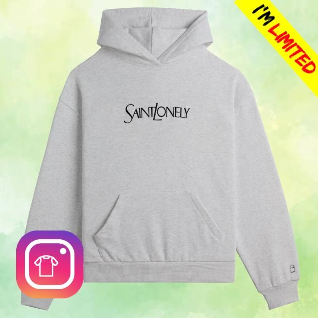 Lonely Ghost Merch Store Lonely Ghost Saint Lonely Hooded Sweatshirt
