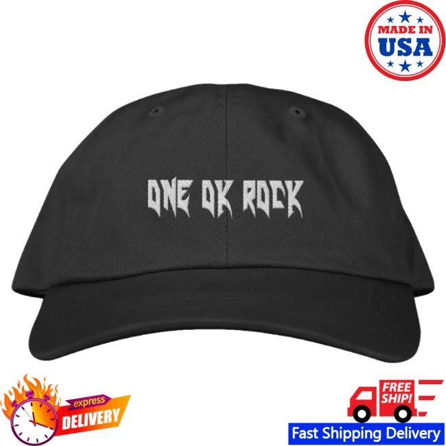 Official One Ok Rock One Ok Rock Logo Dad Hat Official One Ok Rock One Ok Rock Logo Dad Cap