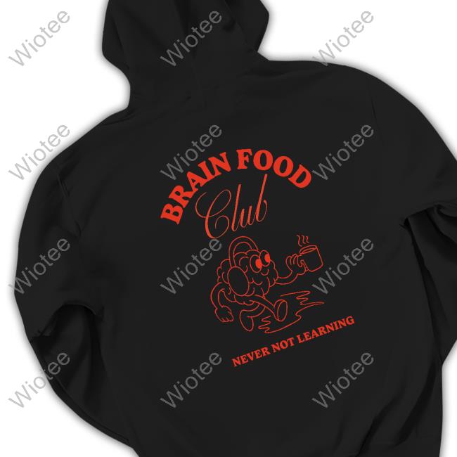 Official Wissen Weekly Merch Store Brain Food Club Essential T Shirt Official Wissen Weekly Merch Store Brain Food Club Crewneck Sweatshirts