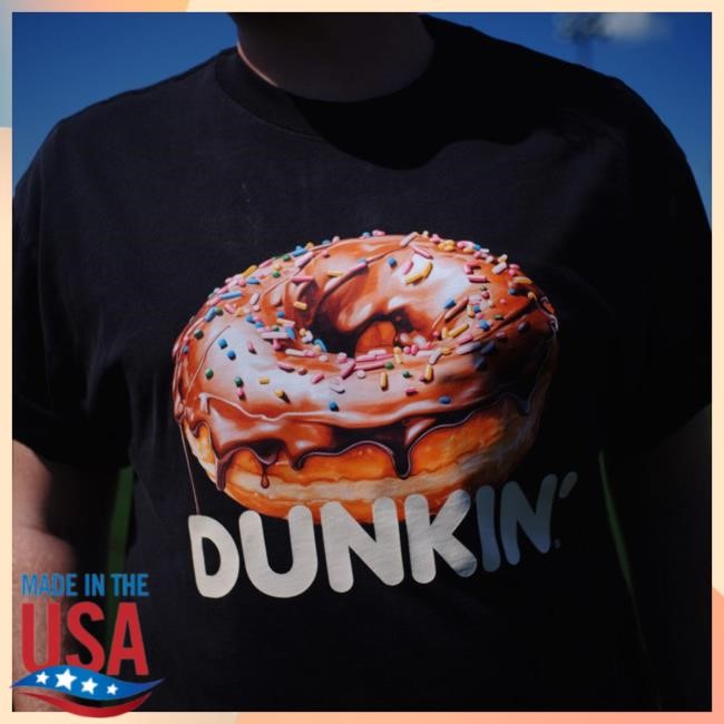 Dunkin Official Merch Store Chocolate Frosted Dunkin Dozens Tour T-Shirts Shopdunkin Clothing Apparel