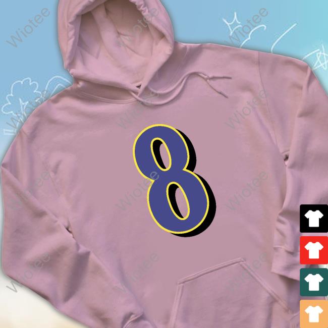 Baltimore Ravens Lamar Jackson 8 T Shirt Official Baltimore Ravens Lamar Jackson 8 Shirt