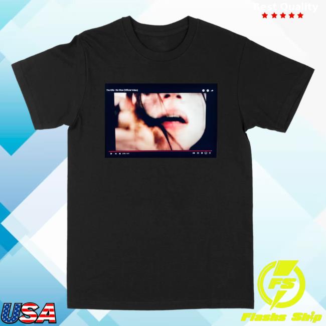 Official The Merch Collective The Kills Clothing Store Shop Video Stillz Tees (mouth shot) TheKills