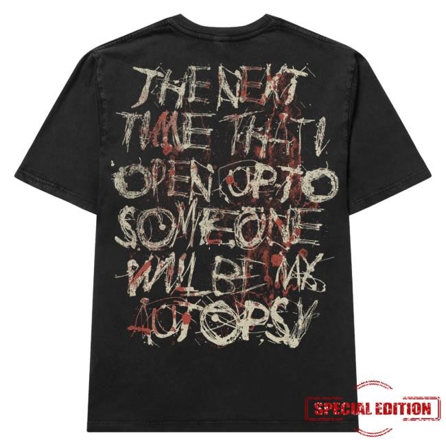 Official Bring Me The Horizon Merch Store Ribcage Black Tees BMTH Official Bring Me The Horizon Ribcage Black Shirts BMTH