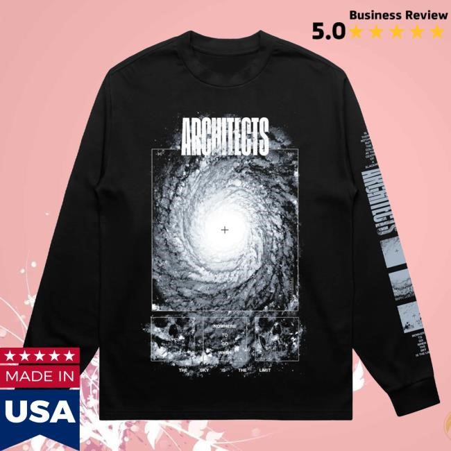 Official Architects Merch Store Shop Architects Blackhole Nowhere To Go Black Long Sleeve Shirt New Official Architects Merch Store Shop Architects Blackhole Nowhere To Go Black Long Sleeve Shirt