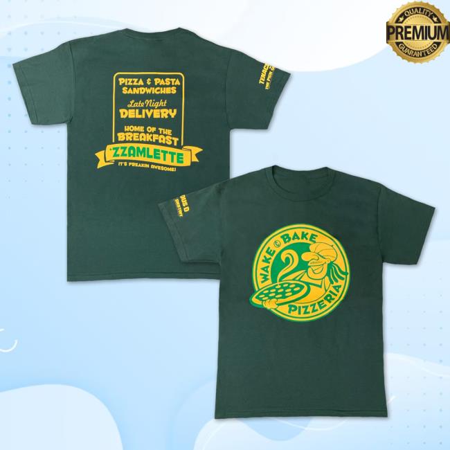Tenacious D Wake & Bake Pizzeria T Shirt