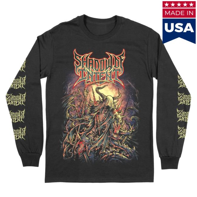 Official Shadow Of Intent Rising Merch Shadow Of Intent - Tentacles Reaper Long Sleeve Tee Shirt Risingmerch