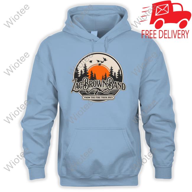 Zac Brown Band Sunset Crewneck Sweatshirt Official Zac Brown Band Merch Sunset Crewneck Sweatshirt