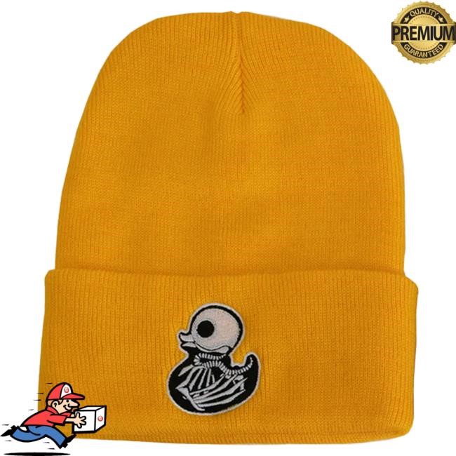 Official Fear Club Merch Store Shop Fear Gear Skelie Duckie - Black - Beanie FearGear