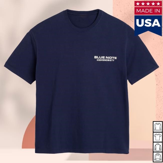 Official Blue Note Records Store Blue Note x Highsnobiety - Look To Navy Popover Shirt Official Blue Note Records Store Blue Note x Highsnobiety - Look To Navy Tee