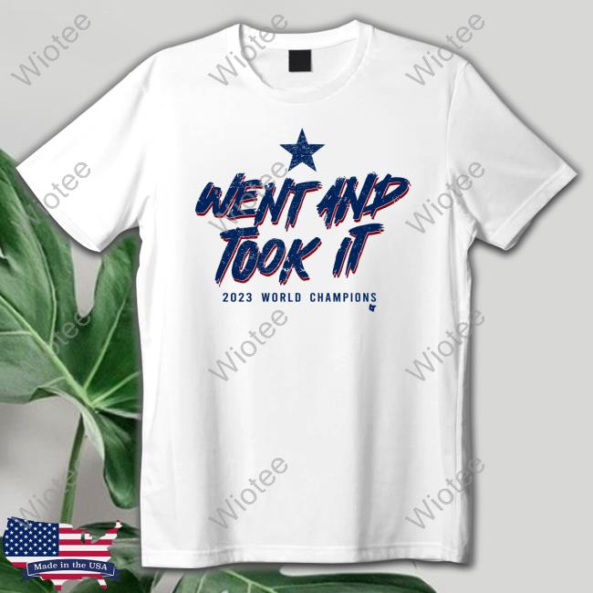 Breaking T Texas Baseball: Went And Took It T Shirt Texas Baseball Went And Took It Shirt T Shirt