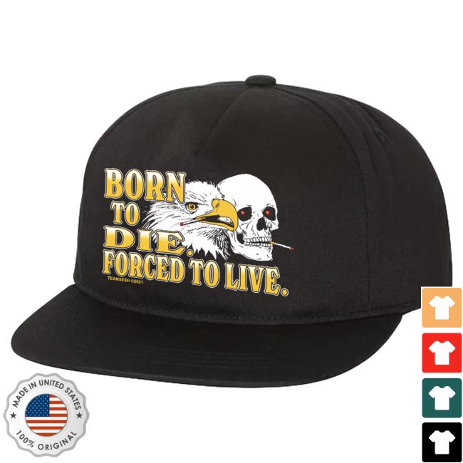 Official TeamSesh Merch "Borntodie" Snapback Cap Team Sesh Merch
