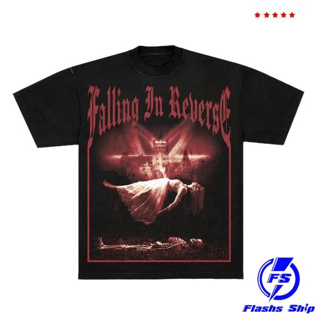 Official Falling In Reverse Merch Shop Floating Shirt 2024