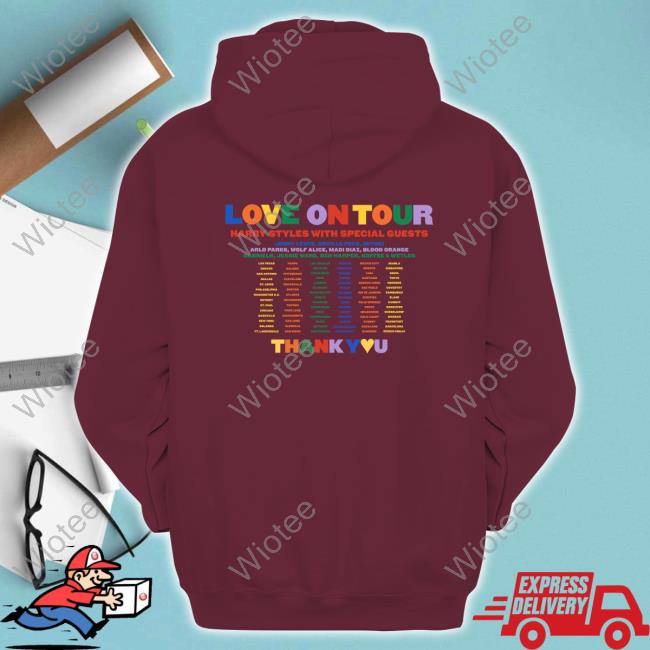 Love On Tour Thank You Hoodie Love On Tour Thank You Shirt