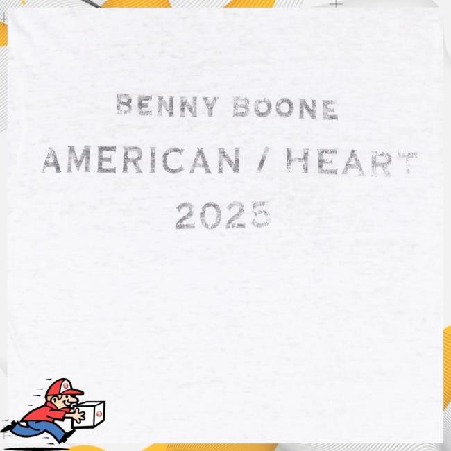 Official Benson Boone American Heart 2025 Distressed Hot Shirt BensonBoone