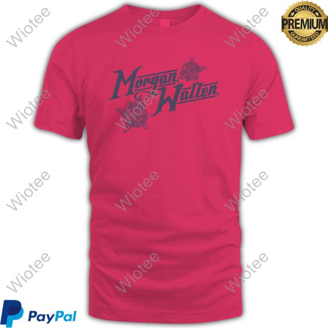 Morgan Wallen Tour Official Merch Store Morgan Wallen Pink Floral Crewneck