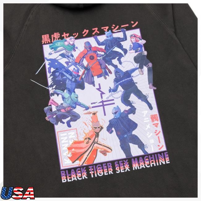 Official Btsm Merch Store Shop Black Tiger Sex Machine BTSM - Anime Hoody