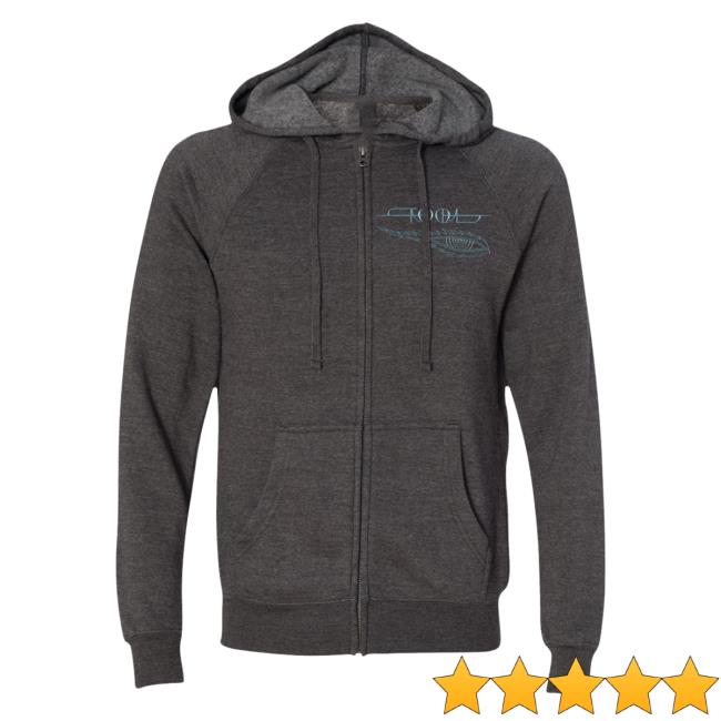 Tool Band Clothing Store Shop Tool Twist Unisex Zip Up Hooded Sweatshirt ToolBand Merch