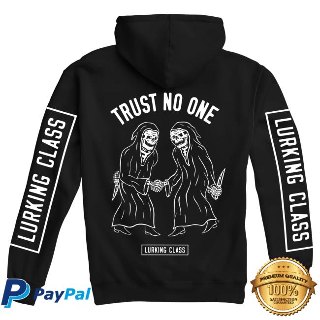 Official Lurking Class Clothing Trust No One Crew neck Sweatshirt Black LurkingClass Lurking Class Clothing Trust No One Crew neck Sweatshirt Black LurkingClass