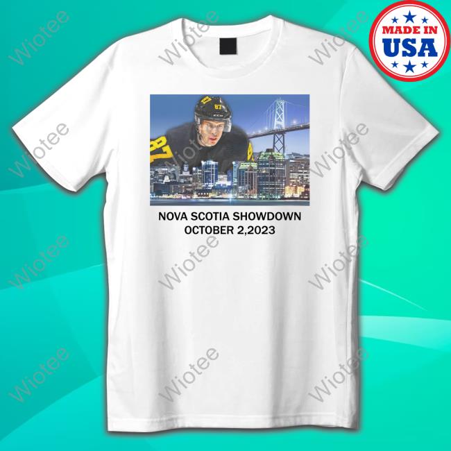 Official Pittsburgh Penguins Sidney Crosby Nova Scotia Showdown October 2 2023 Shirt