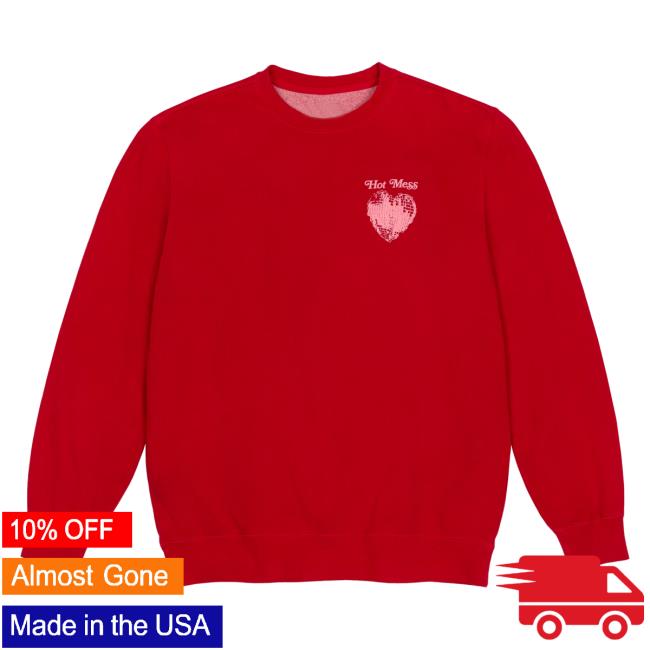 Official Iamunwell Hot Mess, It's A Lifestyle Sweatshirts (Red)