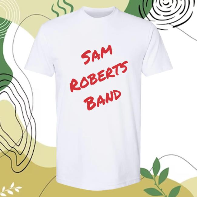 Official Sam Roberts Band Merch Sam Roberts Band Paint Hoodies
