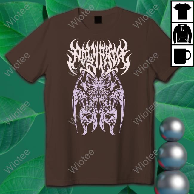 Polyphia Ribcage Long Sleeve T-Shirt Vintage Brown