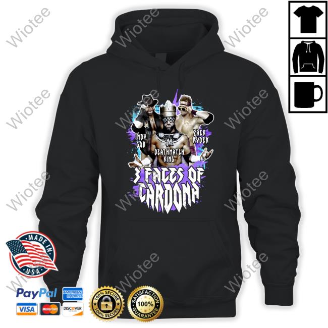 3 Faces Of Cardona New Shirt Official 3 Faces Of Cardona T-Shirt Matt Cardona