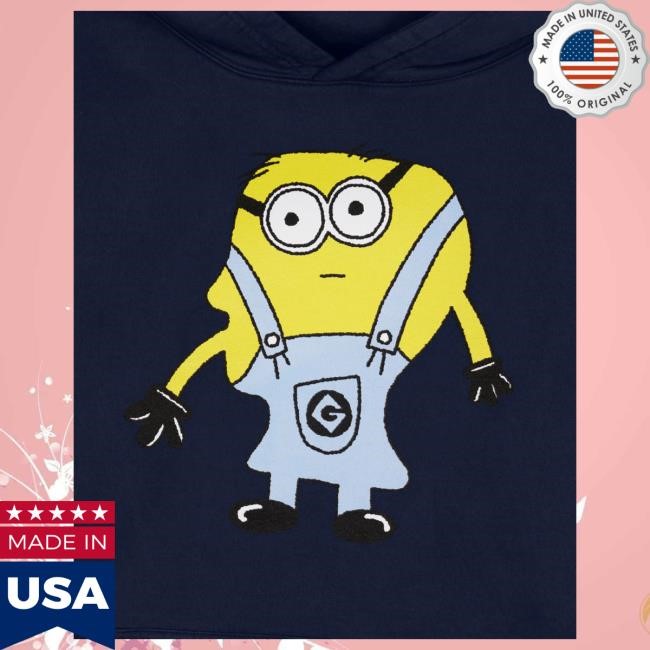 Brain Dead x Universal Parks Minions Logohead Attractive Hoodie - Navy