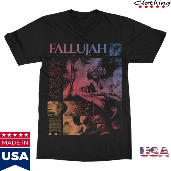 Official Indie Merch Store Shop Fallujah Kaleidoscopic Waves Popover Shirt IndieMerchStore