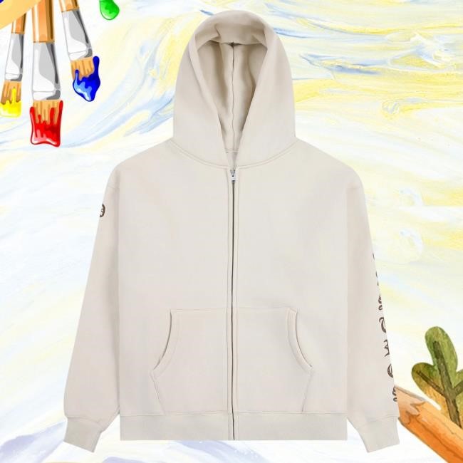 Official Complex Merch Store Shop Pleasures Oe Zip Up Hooded Sweatshirt