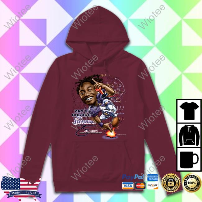 Zay Flowers Tee Shirt Zay Flowers Commemorative Rookie Season T-Shirt