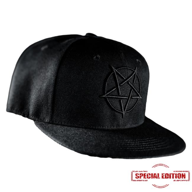 Official Ink Poisoning Apparel Clothing Black Pentagram Snapback