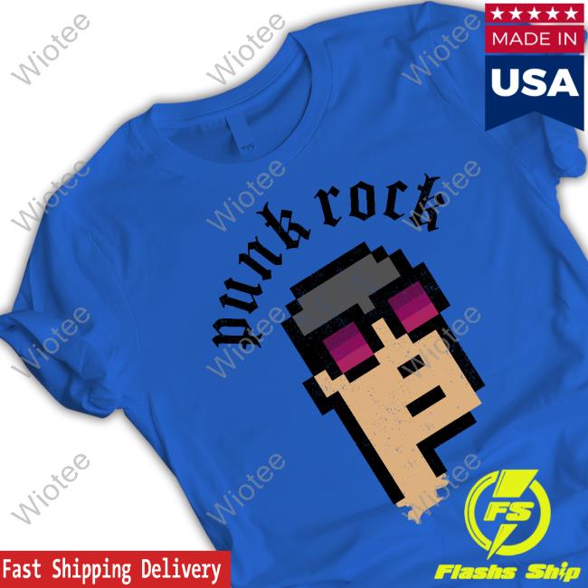 Official Punk Rock T Shirt Official Cryptopunk Punk Rock T Shirt