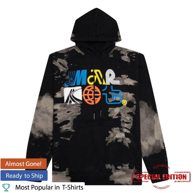 Official Feature Merch Store Shop Market Air Transit Puff Tie-Dye Sweatshirts - Bleach Feature Apparel Clothing